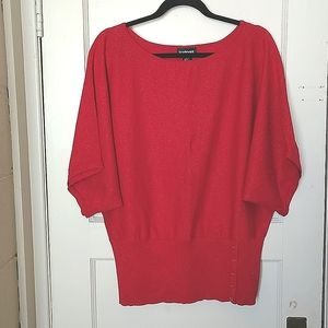 EUC Lane Bryant Size 18/20 Red Top